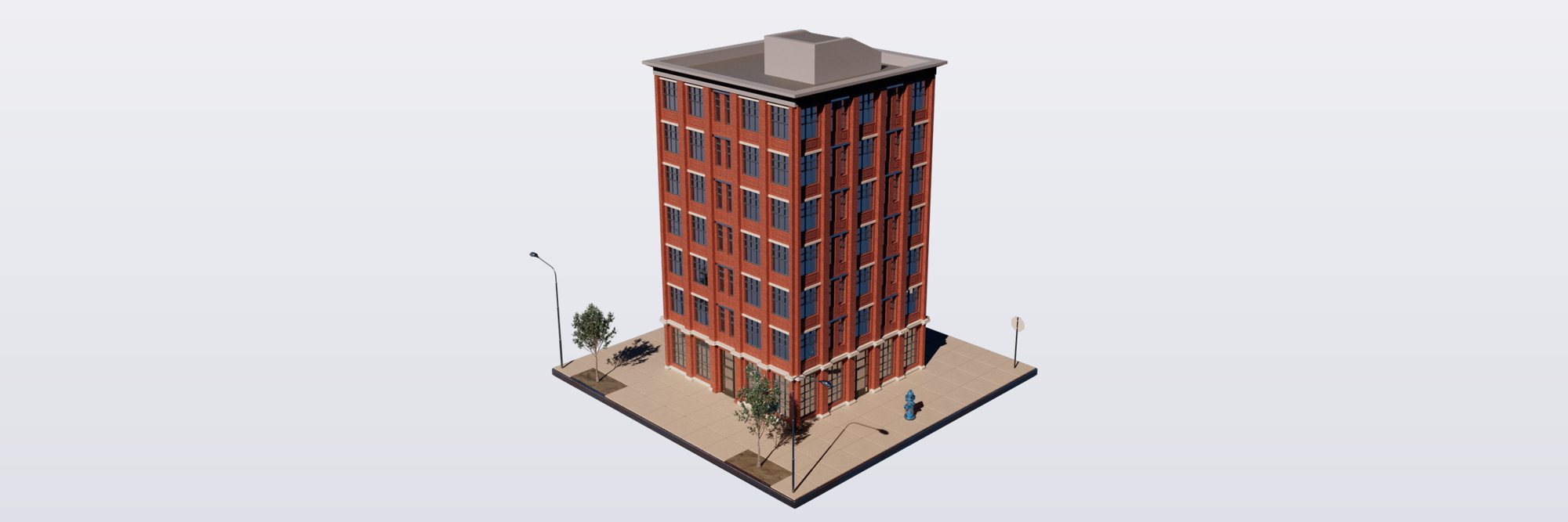 A Runwise building on a light ground