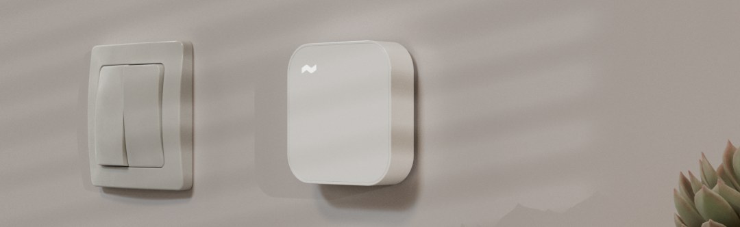 Temperature sensor installed in a home